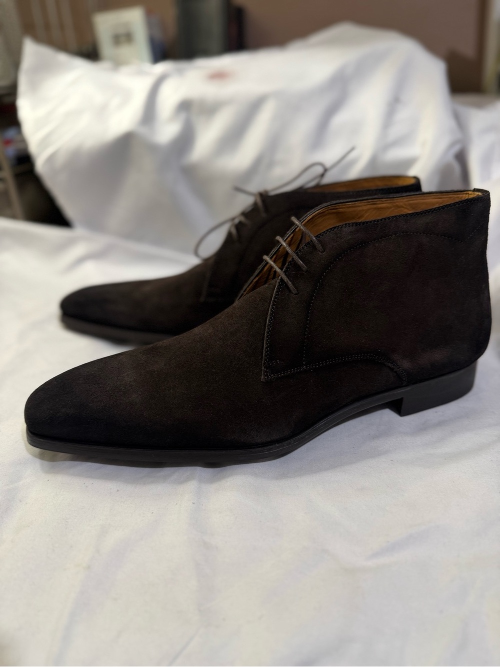 Magnanni Suede Chukka Boot Brown Suede US M/ Size 12